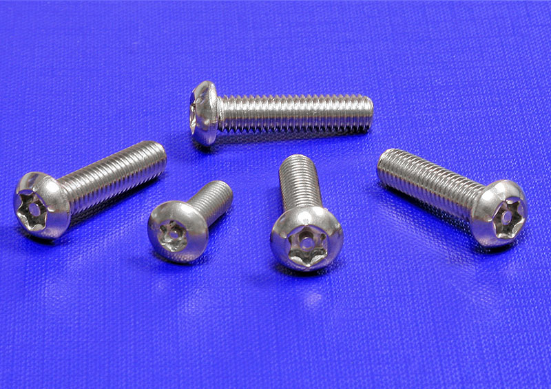 Button Head TX Pin Security Screws A2