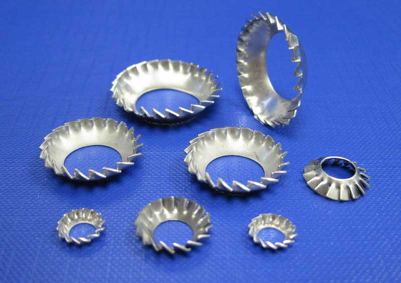 (image for) Serrated Lock Washers Countersunk Type V M3 up to M8 Din6798V