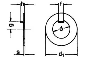 Internal Tab Washer For Nuts DIN 1804