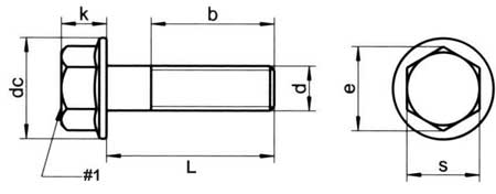 Flanged Hexagon Setscrews M5-M10 Din6921