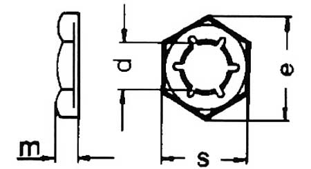 PAL Nuts Self Locking M4 up to M30 Din7967