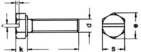 Hex Head Setscrew A4