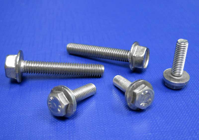 (image for) Flanged Hexagon Setscrews M5-M10 A2 Din6921