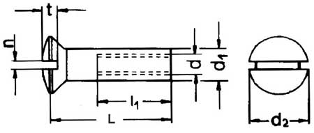 Sleeve Nuts Rsd C/sk Slotted Internal Thread