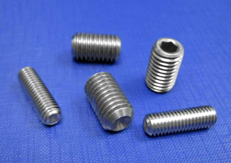 (image for) Socket Set Screws A2 UNC Cup Point DIN916 AISI B18.3