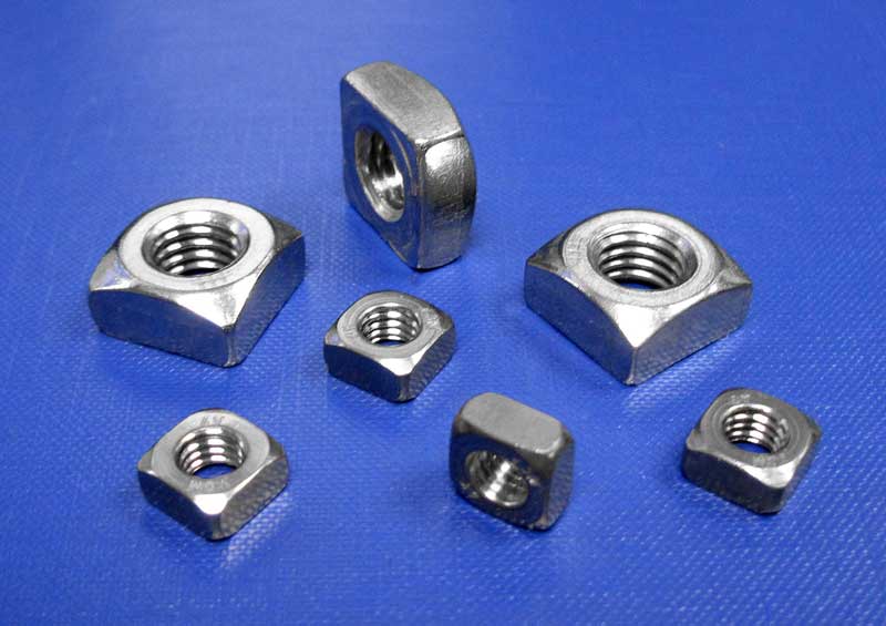 Square Nut Thick Type M5 up to M12 Din557 (A2 - A4)