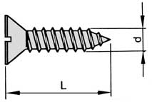 Flat Countersunk Sheet Metal Screws