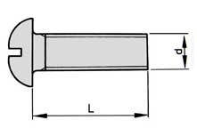 Round head screws