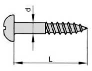 Round head screws